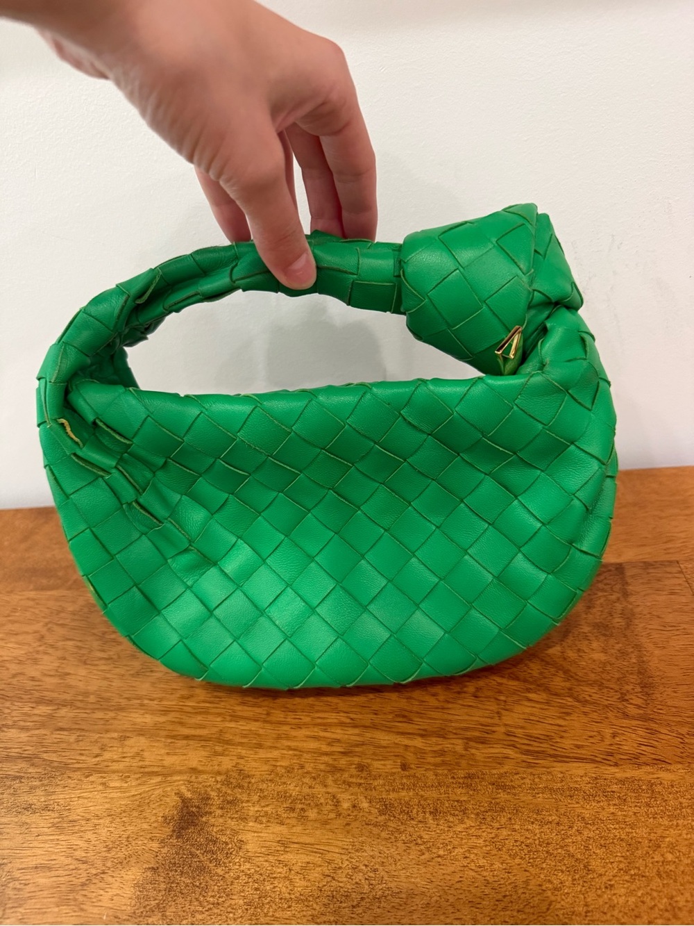 Bottega Veneta green mini Jodie